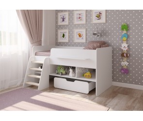 детская кровать Легенда-6, белый цвет