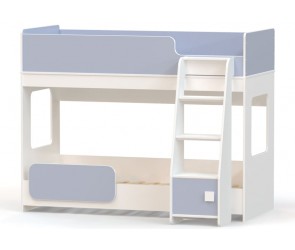 двухъярусная кровать Ridgimmi 4.1 белый - голубой
